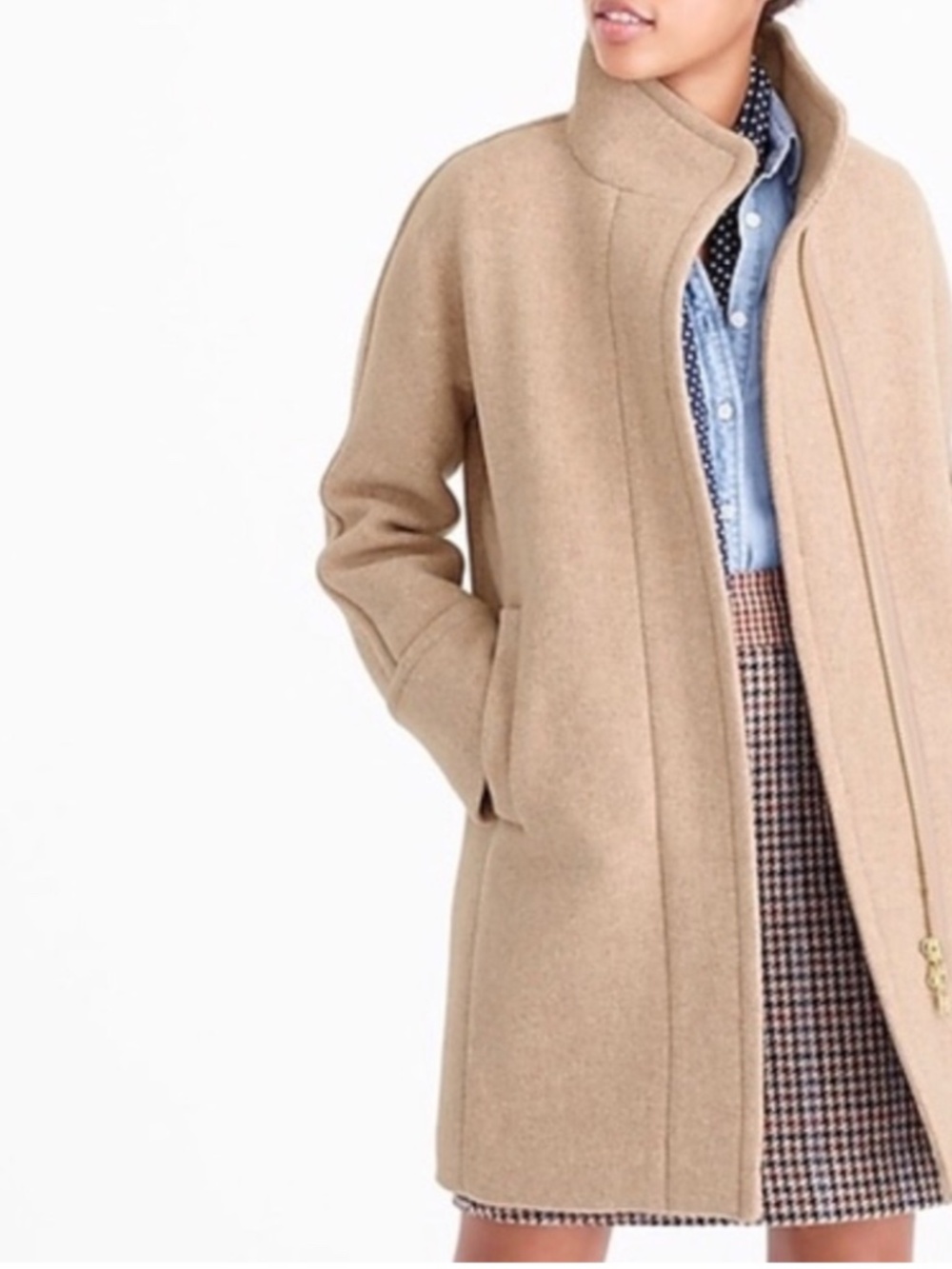 J.Crew Factory Cocoon Wool blend Coat 2
